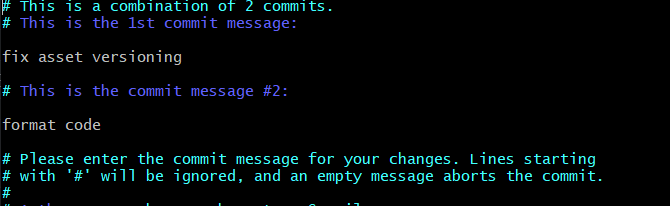 merge multiple commits into one git sourcetree