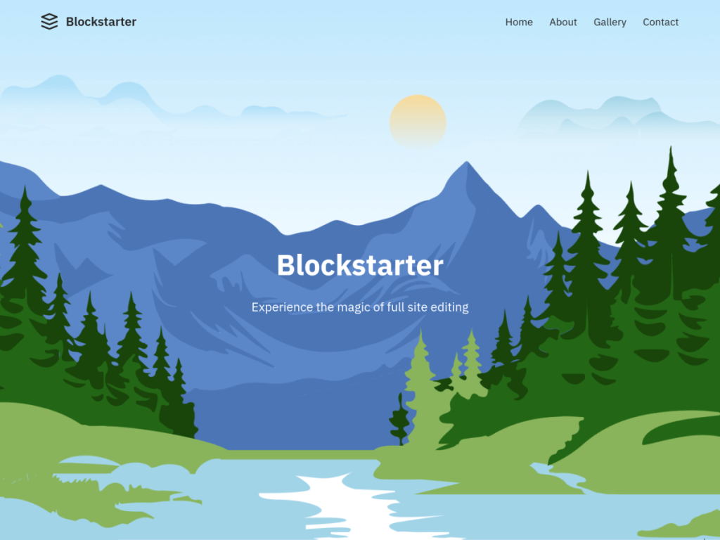 Blockstarter WordPress theme screenshot