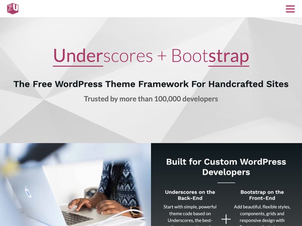 Understrap WordPress theme screenshot